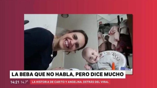La historia detrás del viral: la beba que no habla, pero dice mucho