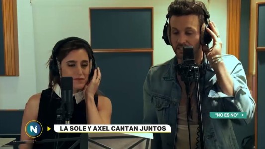 Axel y Sole Pastorutti presentaron "No es no", el nuevo tema que grabaron juntos