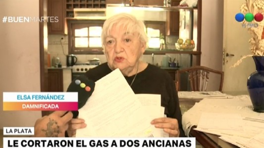 Le cortaron el gas a una mujer de 106 años y a su hija de 81