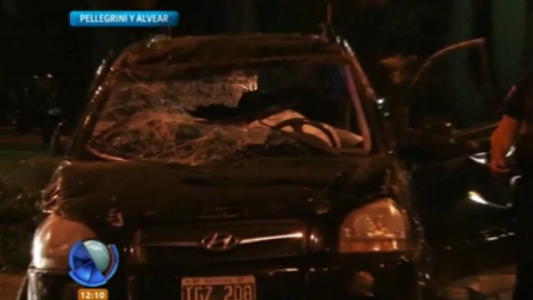 Violento choque en Av. Pellegrini y Alvear