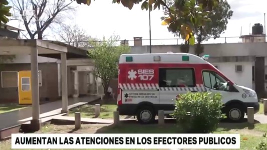 Se incrementó notablemente el número de pacientes que se atienden en efectores públicos