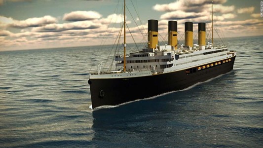 Una empresa planea construir una réplica del Titanic para que haga el mismo viaje en el 2022