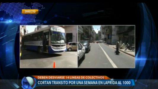 Cortan el tránsito en Montevideo y Maipú por obras de Aguas Santafesinas