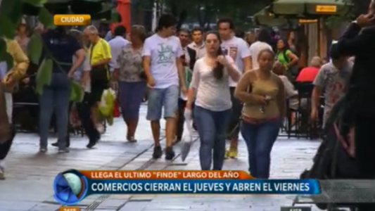 Comercios cierran el jueves y abren el viernes