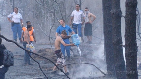 Video desolador: así quedó el bosque incendiado en Valeria del Mar