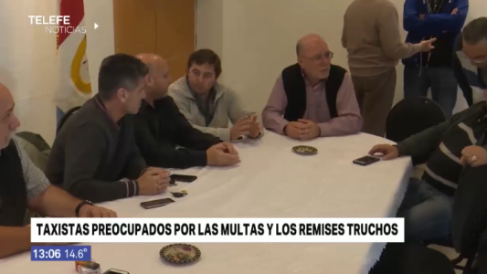 Taxistas preocupados por las multas y los remises truchos