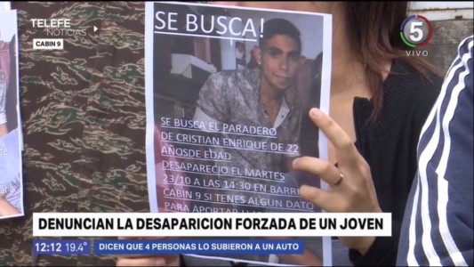 Denuncian la desaparición forzada de un joven en Cabin 9