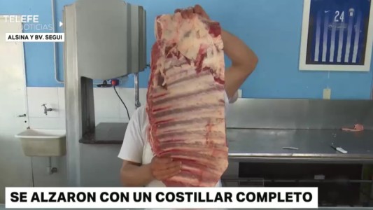 Asaltaron una carnicería y se llevaron un costillar completo