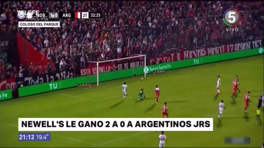 Con varios suplentes, Newell's venció  a Argentinos 2 a 0