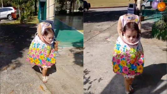 Tierno y escalofriante: el disfraz de Halloween que se hizo viral