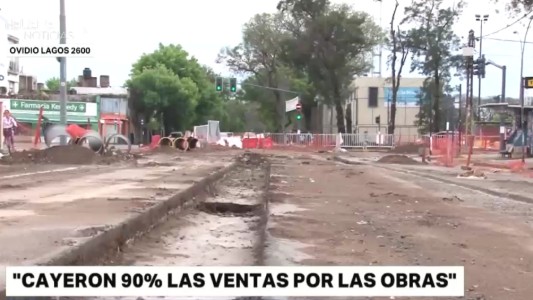 Comerciantes denuncian una importante caída de las ventas por las obras del acueducto sudoeste