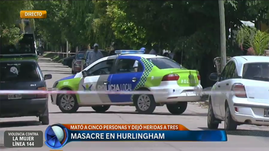 Masacre en Hurlingham: mató a su pareja y a otros cuatro familiares