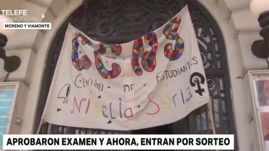 Alumnos de la escuela Nigelia Soria cuestionan el sistema de ingreso para el 2019