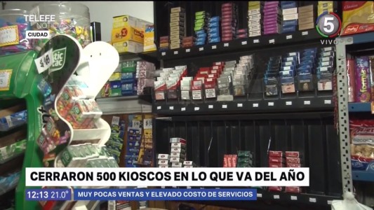 Cerraron 500 kioscos en lo que va del año