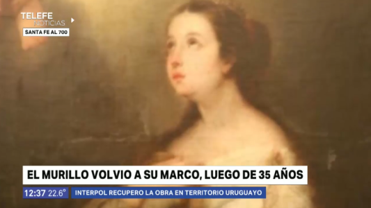Recuperaron la obra de Murillo que fue robada hace 35 años