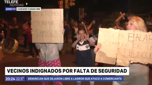 Casiano Casas: los vecinos volvieron a reclamar por seguridad