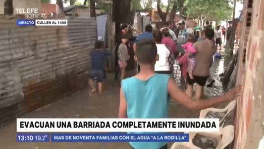 Zona norte: más de 90 familias evacuadas por las inundaciones