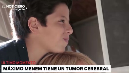 Máximo Menem Bolocco será operado por un tumor cerebral