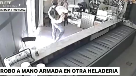 Temporada de robos: otra heladería fue asaltada a plena luz del día