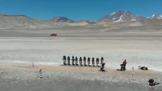 Récord: una clase de spinning a 4300 metros de altura en Catamarca