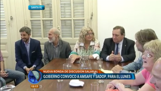 El gobierno santafesino convocó a Amsafe y Sadop para el lunes