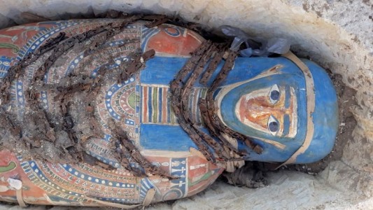 Egipto anunció el descubrimiento de ocho momias en Dahshur