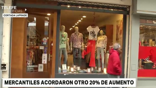 Mercantiles acordaron un aumento salarial del 20 por ciento