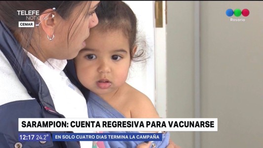 Últimos días para vacunarse contra el sarampión