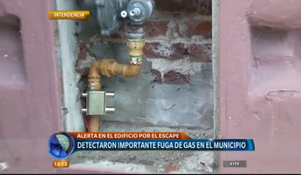Detectaron importante fuga de gas en el municipio