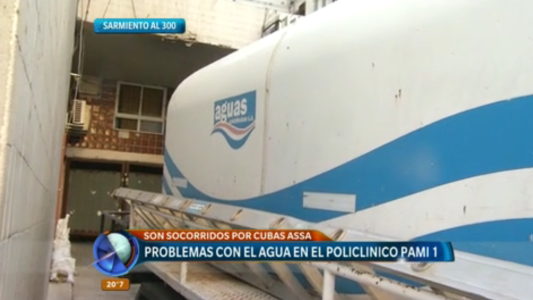 PAMI: problemas con el tanque de agua