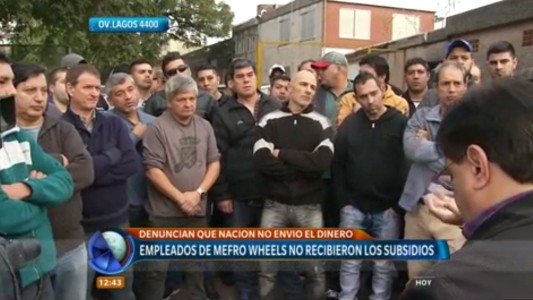 Los empleados de Mefro Wheels denuncian que no recibieron los subsidios