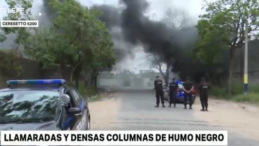 Ardió un basural clandestino en zona sur