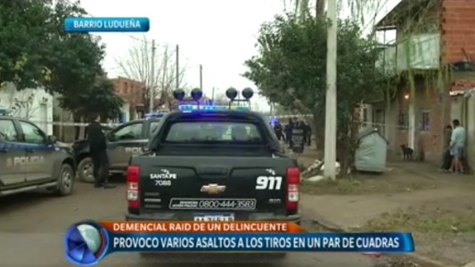 Tras un raíd delictivo, se desató un feroz tiroteo entre delincuentes y policías en barrio Ludueña