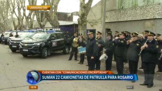 Seguridad: suman 22 camionetas de patrulla para Rosario