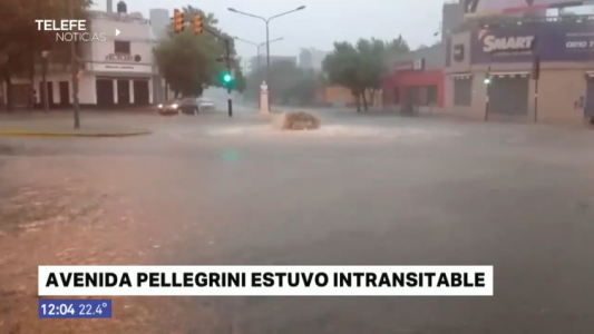 Diluvio en la ciudad: cayeron 40 milímetros en 40 minutos