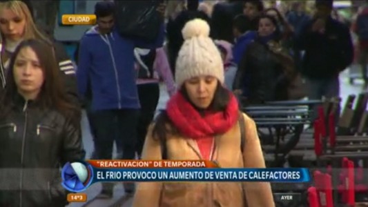 Reactivación de la temporada: el frío provocó un aumento en la venta de calefactores