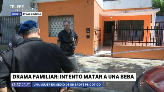 Una mujer con un brote psicótico intentó matar a una bebé