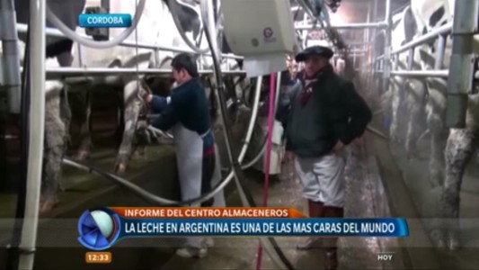Informe del Centro de Almaceneros: la leche en Argentina es una de las más caras del mundo