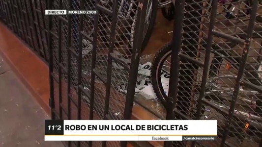 Rompieron la vidriera y robaron bicicletas de un comercio de Moreno al 2900