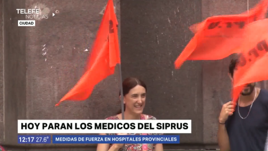 Médicos de Siprus llevan adelante un paro por 24 horas
