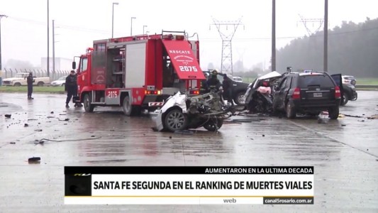 Santa Fe es la segunda provincia argentina con mayor cantidad de muertes en accidentes viales en lo que va del año