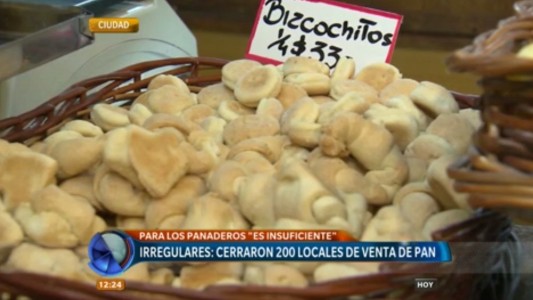 Irregulares: cerraron 200 locales de venta de pan