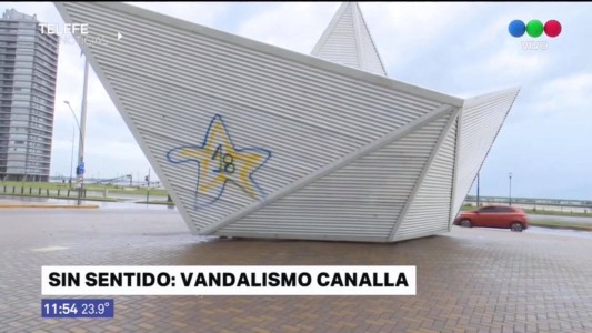 La caravana del campeón: vandalismo en los festejos de los hinchas de Central