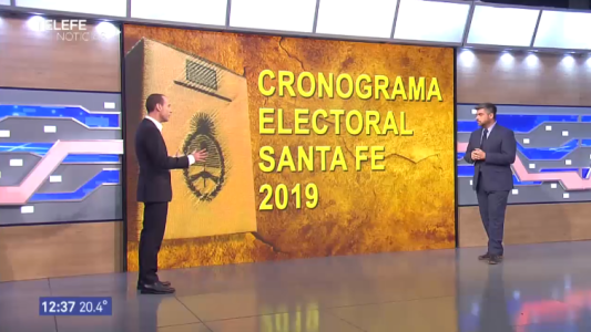 Anunciaron el cronograma electoral 2019 para Santa Fe