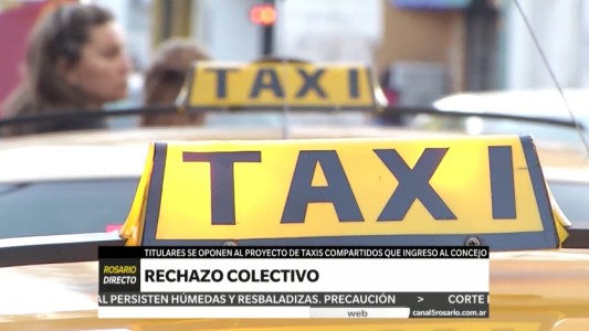 Titulares manifestaron su rechazo al proyecto de taxis compartidos que ingresó al Concejo