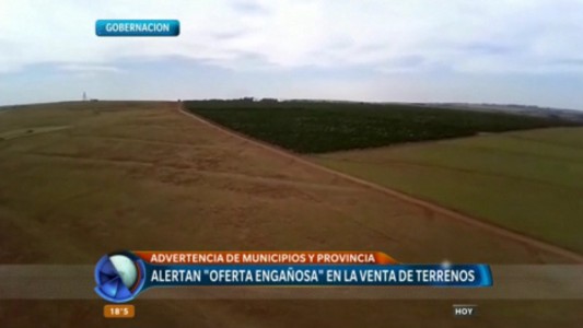 Advierten sobre publicidad engañosa en la venta de lotes para la construcción
