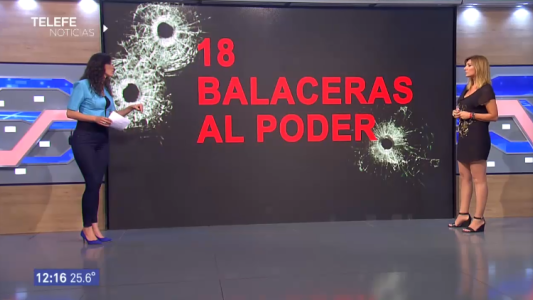 Se registraron 18 balaceras al Poder en 2018