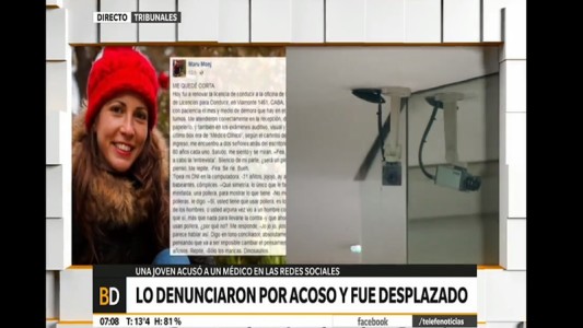 Una mujer denunció haber sido acosada cuando fue a renovar su licencia: separaron a un médico de su cargo