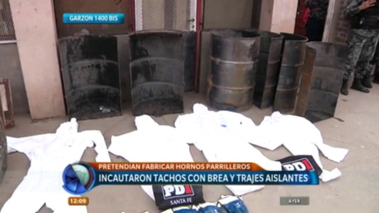 Allanaron un domicilio particular por el derrame de sustancias en una plaza de la zona noroeste