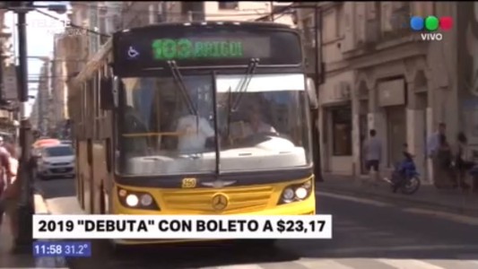 El boleto de colectivo costará $23,17 a partir de 2019